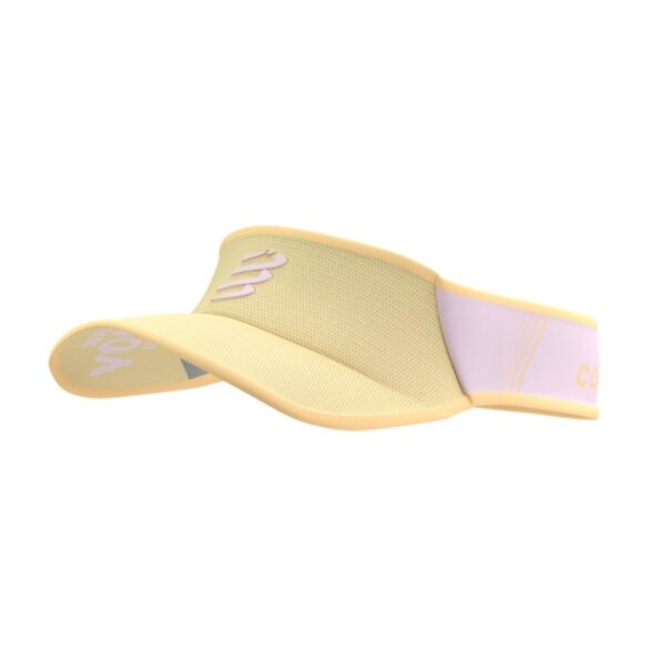 Visier Compressport Ultralight Gelb Rosa Laufen