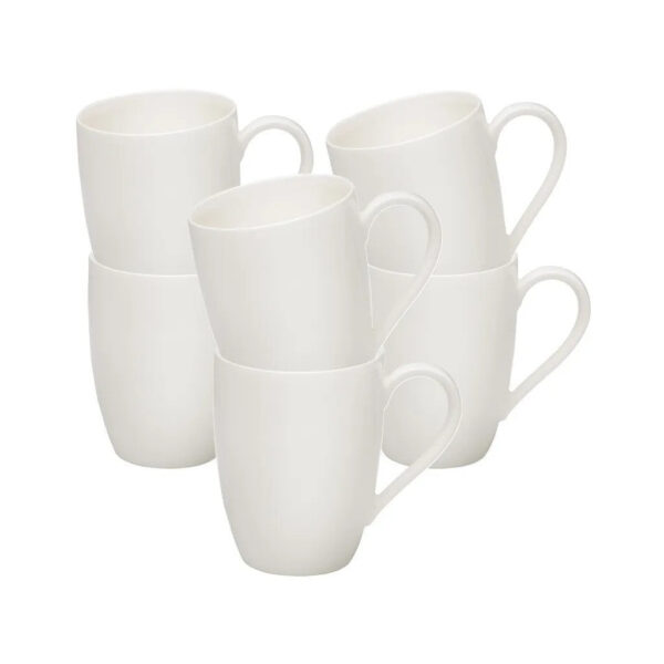 vivo - Basic White Kaffeebecher - Set 6 - Weiß Wohnen & Kochen