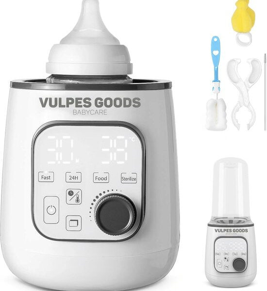 Vulpes Goods® BabyCare - Flaschenwärmer PRO 10in1 - Flaschenwärmer - Erwärmung von Flüssigkeiten und Nahrung Wohnen & Kochen