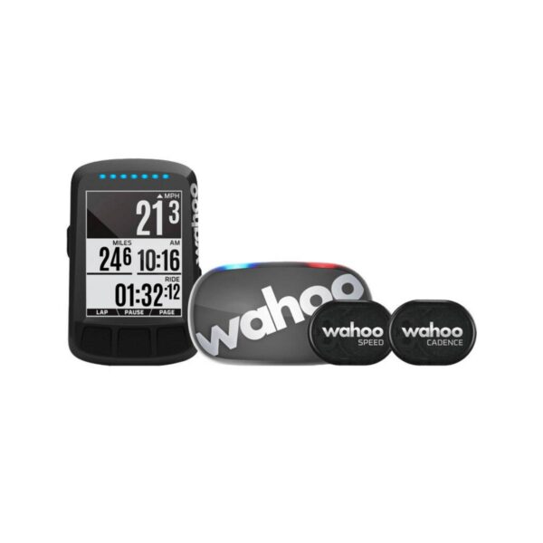 Wahoo Elemnt Bolt GPS Stealth Edition Pack Fahrradcomputer Radfahren