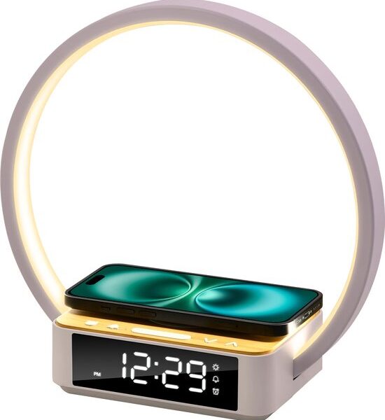 Wake-up light - Digitaler Lichtwecker - mit kabelloser Ladefunktion Wohnen & Kochen