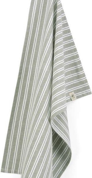Walra Geschirrtuch Dry mit Streifen - 50x70 - 100% Baumwolle - Army Green Wohnen & Kochen