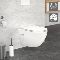 Wand-WC Hänge Toilette aus Keramik 53