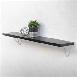 Wandkonsole Regalhalterung 2er Set 160 x 155 x 170 mm Weiß aus Stahl ML-Design 8023