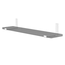 Wandkonsole Regalhalterung 2er Set 200 x 140 mm Weiß aus Stahl ML-Design 8023