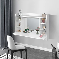 Wandschminktisch mit Spiegel 110x74x48
