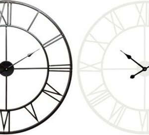 Wanduhr DKD Home Decor Metall (2 Stück) (40 x 3 cm) Wohnen & Kochen