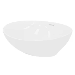 Waschbecken Oval ohne Überlauf 41x33x14