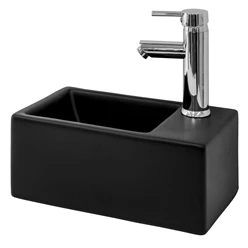 Waschbecken Recheckig ohne Überlauf 35
