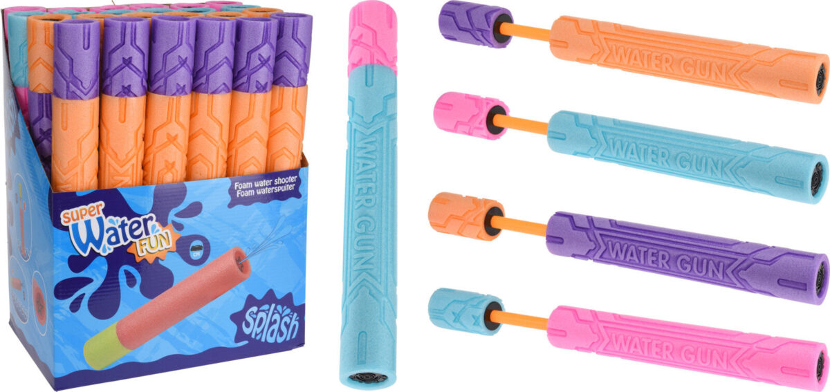 WaterFun - Schaumstoff-Wasserpistole - 40x5 cm - zufällige Farbe - pro 1 Stück Haus & Garten