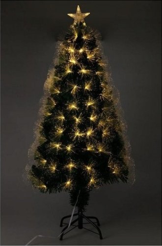 Weihnachtsbaum - Kunststoff & Glasfaser - Inkl. Zeitschaltuhr - 90cm hoch - Warmweiß Weihnachten