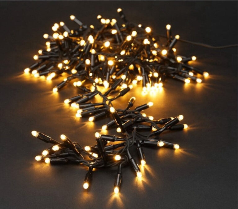 Weihnachtsbeleuchtung Cluster 200 Led - Extra Warm White Elektronik
