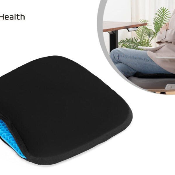 Wellhealth bequemes Gelkissen - passend für jeden Stuhl - Schwarz Wohnen & Kochen