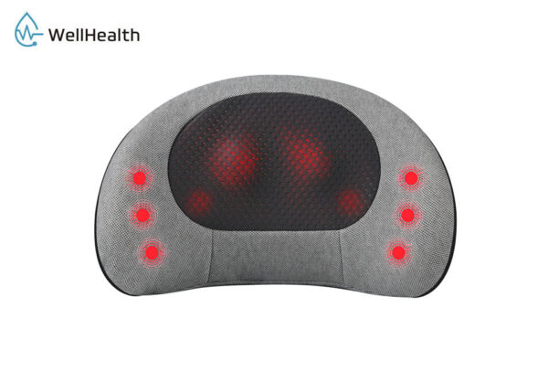 Wellhealth Massagegerät für den unteren Rücken - 2 Arten von Funktionen - 30W - Grau Schön & Gesund