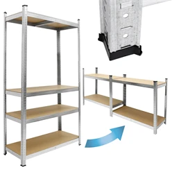 Werkstattregal silber