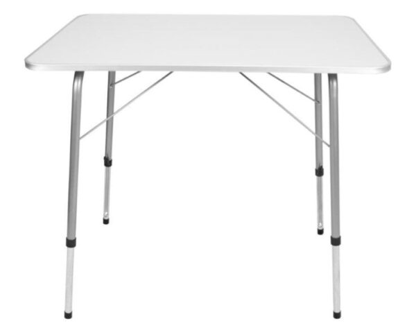 Westerhold - Garten Campingtisch - verstellbar - klappbar - 80x60x69cm - Weiß Haus & Garten