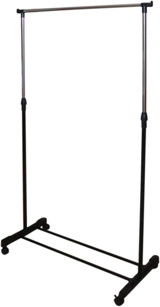 Westerhold - Haushalts-Kleiderständer - Mobil - Stabile Rollen - 80x43x90-165cm Wohnen & Kochen