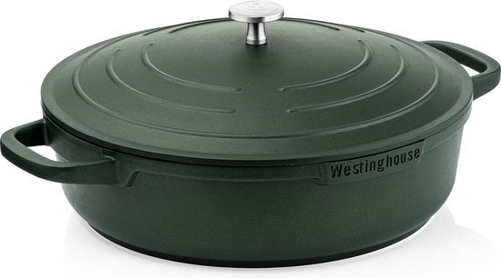 Westinghouse Performance Series - Kasserolle Induktion mit Deckel - 32cm Sauteuse - Grün - Geeignet für alle Wärmequellen einschließlich Induktion und Backofen Wohnen & Kochen
