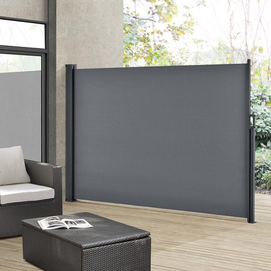 Windbreak versenkbar Dubai - 300 x 200 cm - Dunkelgrau Haus & Garten