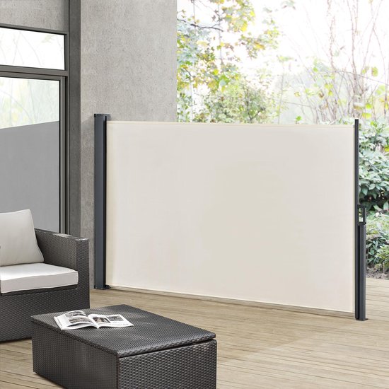 Windschutz / Sonnenschirm Dubai - 300 x 180 cm - Beige Haus & Garten