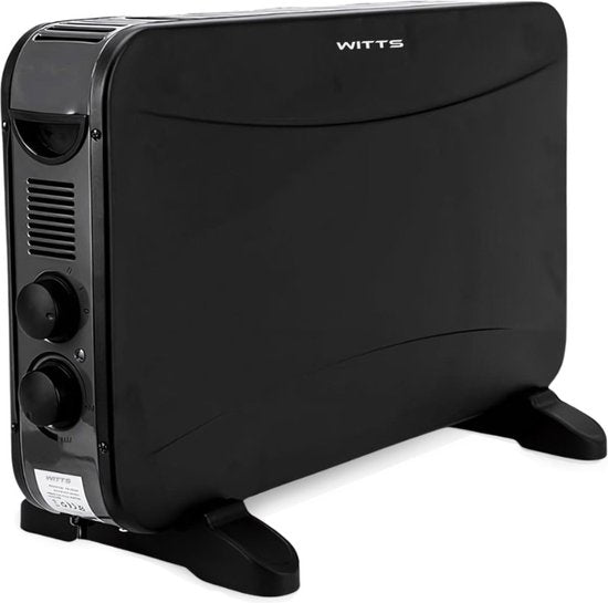 WITTS Herd - Elektroherd - Inklusive Turbomodus - Elektroherd mit Konvektor - Herd - Heizung - Schwarz - 1200W/2000W Wohnen & Kochen