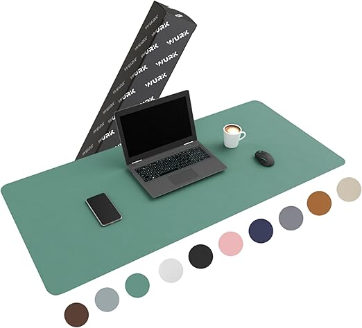 Wurk Schreibtischunterlage - 80 x 40 cm - türkis Hobby & Sport