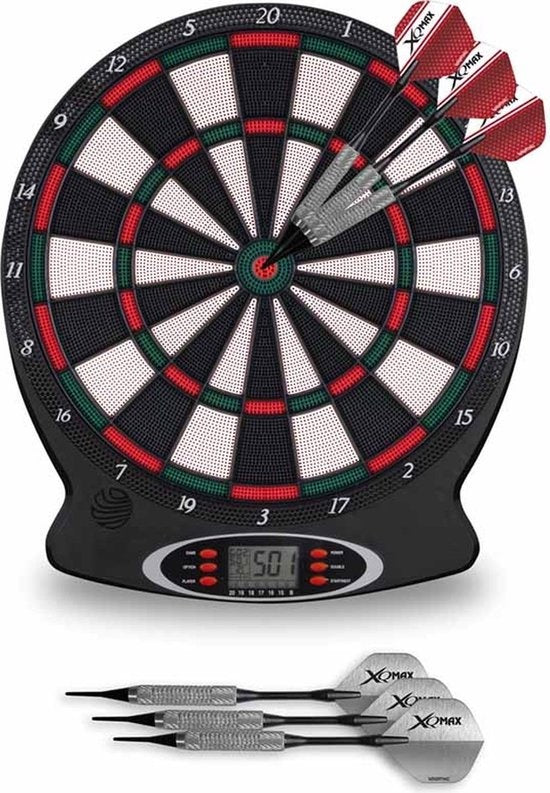 XQ Max Electric Dartboard - 159 Spielvarianten - Pfeile inklusive Vertaald
