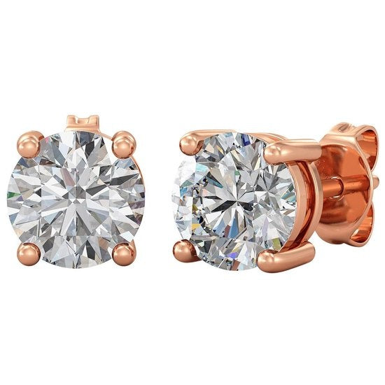 Yolora Damen Ohrringe mit Kalpa Camaka Kristalle - Rose-farbig - 18K Rose Gold Plated - Damen Ohrringe Rose Gold - Schmuck - Exklusive Geschenk-Box - Muttertag Geschenk Vertaald