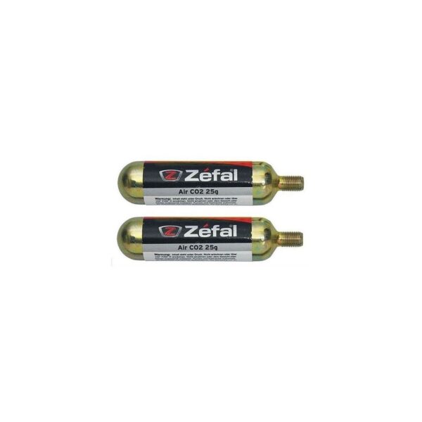 Zefal CO2 25g Druckluftkartuschengewinde (2 Stück)