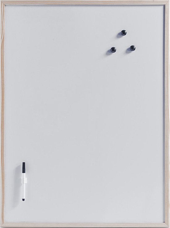 ZELLER Magnettafel + Marker und 3 Magnete MEMO 80 x 60 cm Wohnen & Kochen
