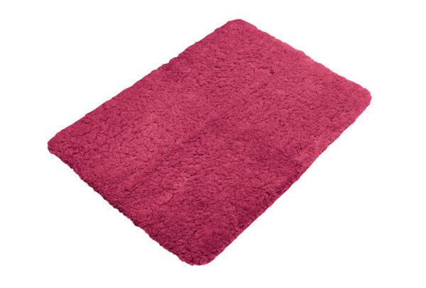 Ziczac Badteppich Anti-Rutsch - 60x120cm - Rot Wohnen & Kochen