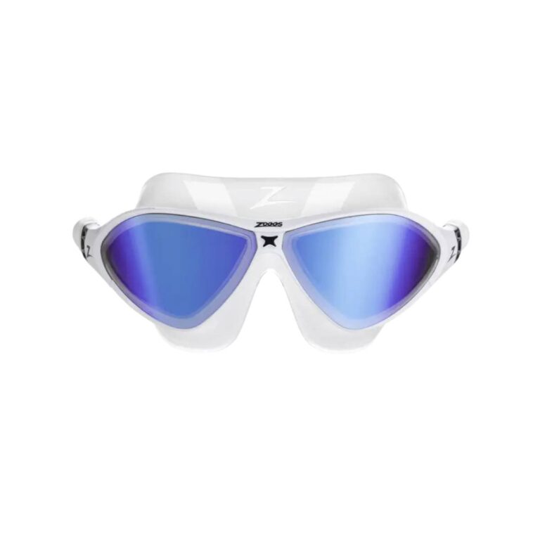 Zoggs Horizon Flex Titanium Weiß Blaue Schwimmmaske