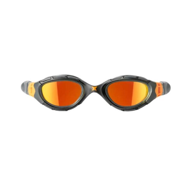 Zoggs Predator Flex Titanium Schwarz Orange Schwimmen Goggles