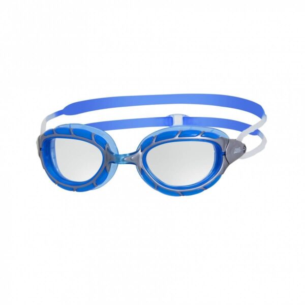 Zoggs Predator Grau Blau Schwimmbrille Schwimmen