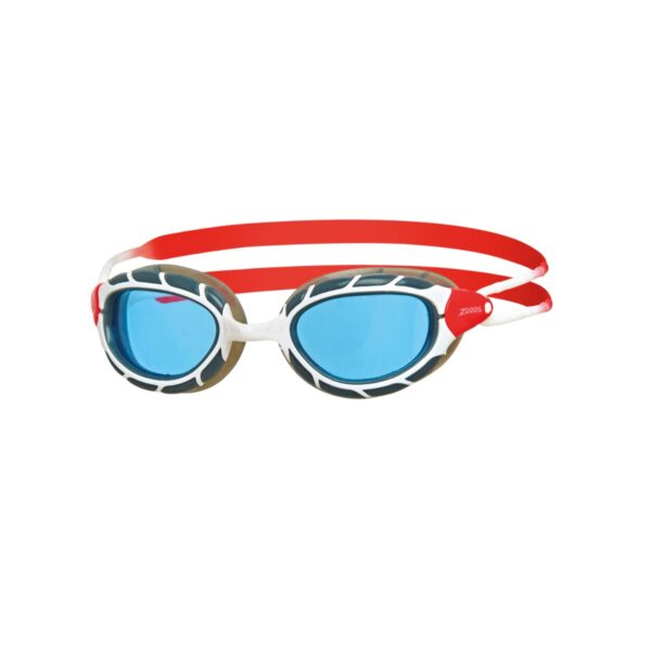 Zoggs Predator Rot und Weiß Schwimmbrille