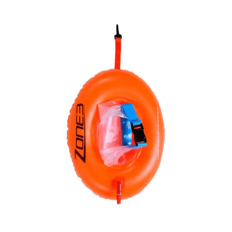 Zone3 Donut Dry Bag Sicherheitsboje Orange Schwimmen
