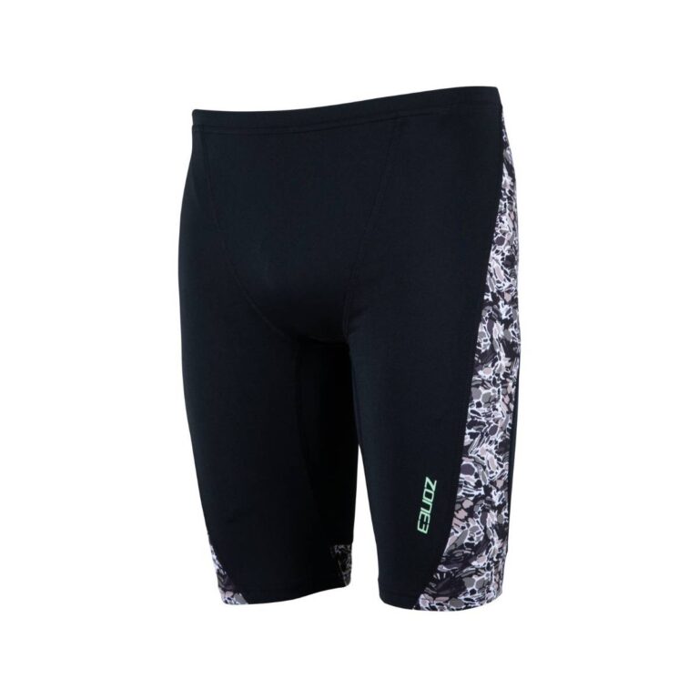 Zone3 Jammer Pacific Koa Schwarz-Weiß Badeanzug