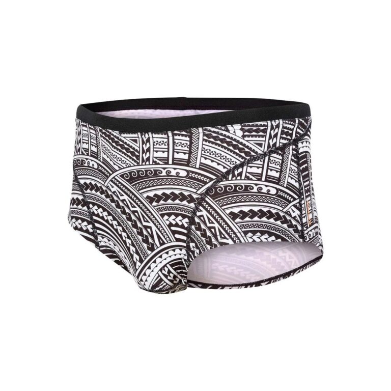 Zone3 Kona Speed Brief Badehose Schwarz Weiß