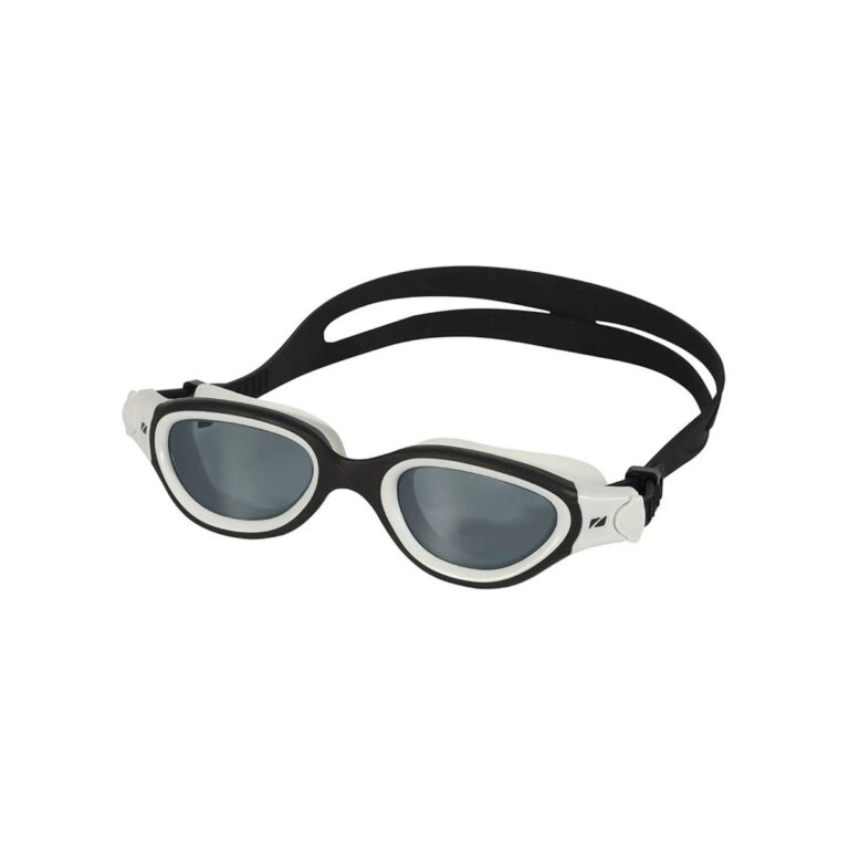 Zone3 Venator-X Schwimmbrille Schwarz Weiß mit schwarzen klaren Gläsern Schwimmen