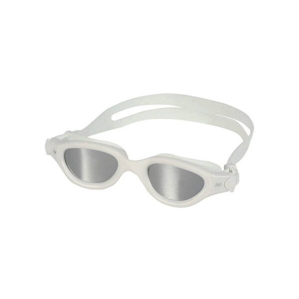 Zone3 Venator-X Schwimmbrille Weiß mit grauen verspiegelten Gläsern Schwimmen