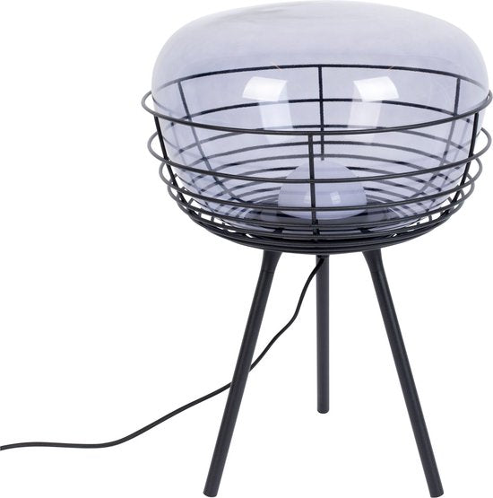 Zuiver Smokey Tischlampe Schwarz - 230 V - 7W - 35.50x35.50x50cm Wohnen & Kochen
